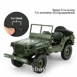 Toy Car Military Model 110 Mini Jeep Remote Control Buggy 4WD RC Truck Off-Road