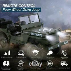 Toy Car Military Model 110 Mini Jeep Remote Control Buggy 4WD RC Truck Off-Road