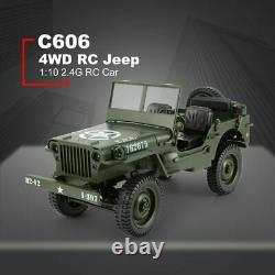 Toy Car Military Model 110 Mini Jeep Remote Control Buggy 4WD RC Truck Off-Road