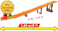 Toy Car Playset with Lights Sounds & 6 164 Scale Vehicles Super 6-Lane