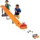 Toy Car Playset With Lights, Sounds & 6 164 Scale Vehicles, Super 6-lane Rac