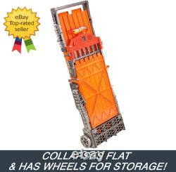 Toy Car Playset with Lights Sounds & 6 164 Scale Vehicles Super 6 Lane Raceway