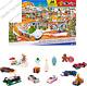 Toy Car Set, 2023 Advent Calendar With 8 164 Scale Vehicles, 16 Accessories & P