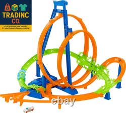 Toy Car Track Set Action Epic Crash Dash with 164 Scale Vehicle & 5 Action Zone