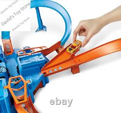 Toy Car Track Set, Criss Cross Crash with 164 Scale Vehicle, Powered by a Motor
