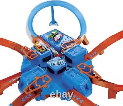 Toy Car Track Set, Criss Cross Crash with 164 Scale Vehicle, Powered by a Motor