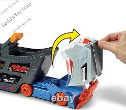 Toy Car Track Set, Stunt & Go Playset with 164 Scale Vehicle, Transforming Haul