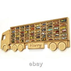 Toy car storage Hot Wheels Matchbox toy cars shelf PERSONALISED Boy's gift idea