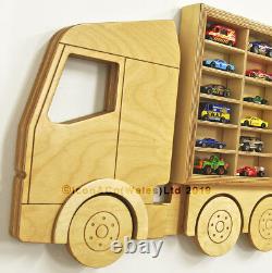 Toy car storage Hot Wheels Matchbox toy cars shelf PERSONALISED Boy's gift idea