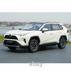 Toyota RAV4 SUV 118 Car Model Collectible Diecast Vehicle Toy Cars Gift White