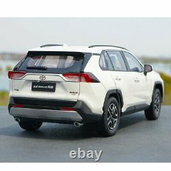 Toyota RAV4 SUV 118 Collectible Car Model Zinc Diecast Vehicle Collection White