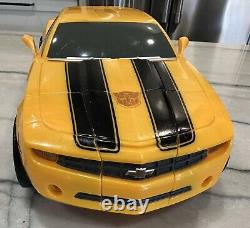 Transformers Movie Big Size Ultimate Bumblebee Camaro Vehicle Car Robot Toys