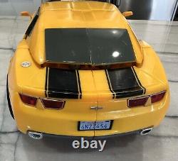 Transformers Movie Big Size Ultimate Bumblebee Camaro Vehicle Car Robot Toys