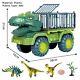 Truck Dinosaur Transport Engineering Vehicle Model Educational Toy Toy Car Ln