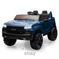 Two Seater Electric Kids Vehicle Licensed Chevrolet Silverado Ride On Toy Car