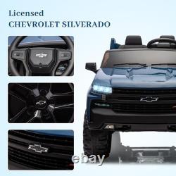 Two Seater Electric Kids Vehicle Licensed Chevrolet Silverado Ride On Toy Car