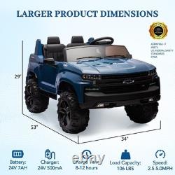 Two Seater Electric Kids Vehicle Licensed Chevrolet Silverado Ride On Toy Car Two Seater Electric Kids Vehicle Licensed Chevrolet Silverado Ride On Toy Car