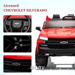 Two Seater Electric Kids Vehicle Licensed Chevrolet Silverado Ride On Toy Car 24