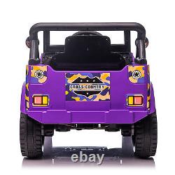 US 12V Kids Ride On Truck Car Power Wheel withLED Lights Horn Electric Vehicle Toy