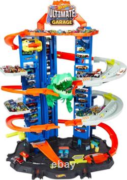 Ultimate Garage Track Playset & 2 164 Scale Toy Cars