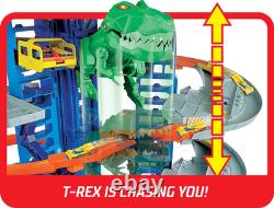Ultimate Garage Track Playset & 2 164 Scale Toy Cars