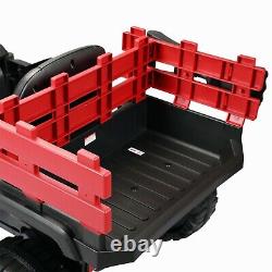 Utility Ride-on Vehicle Truck Motorized Toy Car with Trailer for Kids Children