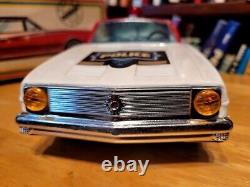 VERY NICE VINTAGE GORGO 1967 CHEVROLET CAMARO FRICTION POWERED POLICE CAR in BOX