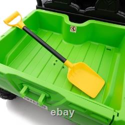 VILOBOS 24V Kids Ride On Car Dump Truck Toy 3-7 Year 6 Wheels Electric Vehicles