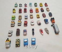 VINTAGE 1986-89 100% Galoob Micro Machines Vehicle Tank Boat Truck Car Lot Of 38