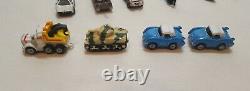 VINTAGE 1986-89 100% Galoob Micro Machines Vehicle Tank Boat Truck Car Lot Of 38