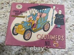 VINTAGE ORIGINAL 1950's 60's OLDTIMERS TOY CAR #8 NOS MIB MODERN TOYS JAPAN