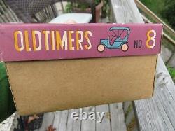 VINTAGE ORIGINAL 1950's 60's OLDTIMERS TOY CAR #8 NOS MIB MODERN TOYS JAPAN