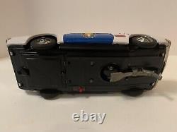 VINTAGE TOY TIN CAR JAPAN FORD MUSTANG Highway Patrol Car With box
