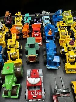 VTG Bob the Builder Diecast Toy Car Vehicles Lot 78 Vehicles + Trailers & More