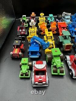VTG Bob the Builder Diecast Toy Car Vehicles Lot 78 Vehicles + Trailers & More