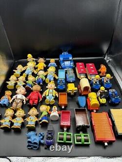 VTG Bob the Builder Diecast Toy Car Vehicles Lot 78 Vehicles + Trailers & More