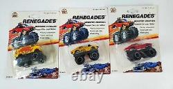 VTG Zee RENEGADES Monster Vehicles Lot of 10 Different Trucks Cars All Sealed