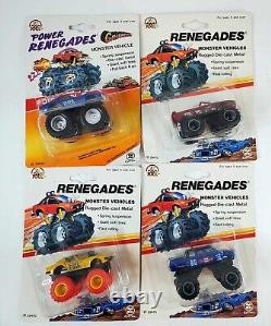 VTG Zee RENEGADES Monster Vehicles Lot of 10 Different Trucks Cars All Sealed