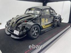 VW 1/18 Volkswagen Beetle RWB Black Mini Car Vehicle Collection Used Japan