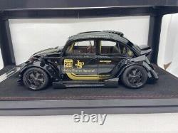 VW 1/18 Volkswagen Beetle RWB Black Mini Car Vehicle Collection Used Japan