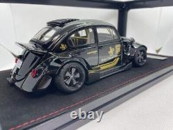 VW 1/18 Volkswagen Beetle RWB Black Mini Car Vehicle Collection Used Japan