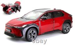 Vehicle Model 118 Scale SunStar TOYOTA Bz4x 2022 Diecast Road Vehicles