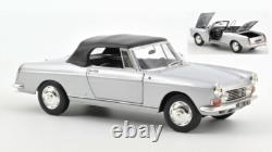 Vehicles 118 Scale Norev PEUGEOT 404 CABRIOLET SILVER Diecast