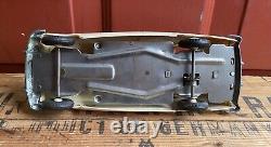 Vintage 1950s Buick Roadmaster Plastic & Tin Toy Friction Car With License Plate