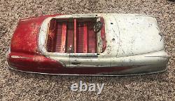 Vintage 1950s MARX Sportster 20 Pressed Steel Convertible Friction car vehicle