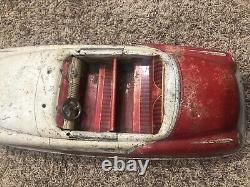 Vintage 1950s MARX Sportster 20 Pressed Steel Convertible Friction car vehicle