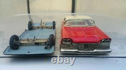 Vintage 1959 Plymouth Belvedere 4 Door Hard Top Tin Toy Car Foreign Lemez Hungar