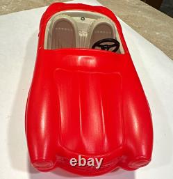 Vintage 1960's Irwin Plastic Mercedes 190SL 300SL Rare Red Color