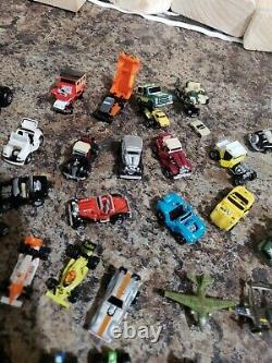 Vintage 1980s Micro Macines Cars Military Planes and more. 145 vehicles