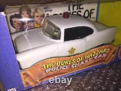 Vintage 1981 Mego The Dukes of Hazzard Police Chase Car With Rosco Coltrane RARE